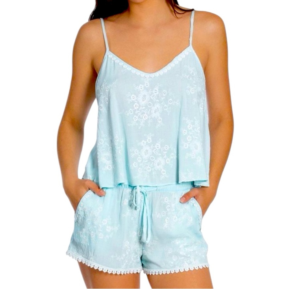 In Bloom Embroidered short set